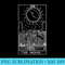 Tarot Cards The Moon Occult Design - Printable PNG Graphics - Perfect for Sublimation Mastery