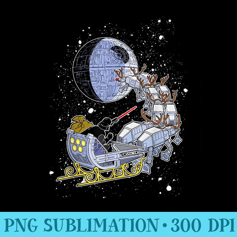 Star Wars Vader Open Sleigh - PNG Download Vector - Capture Imagination with Every Detail