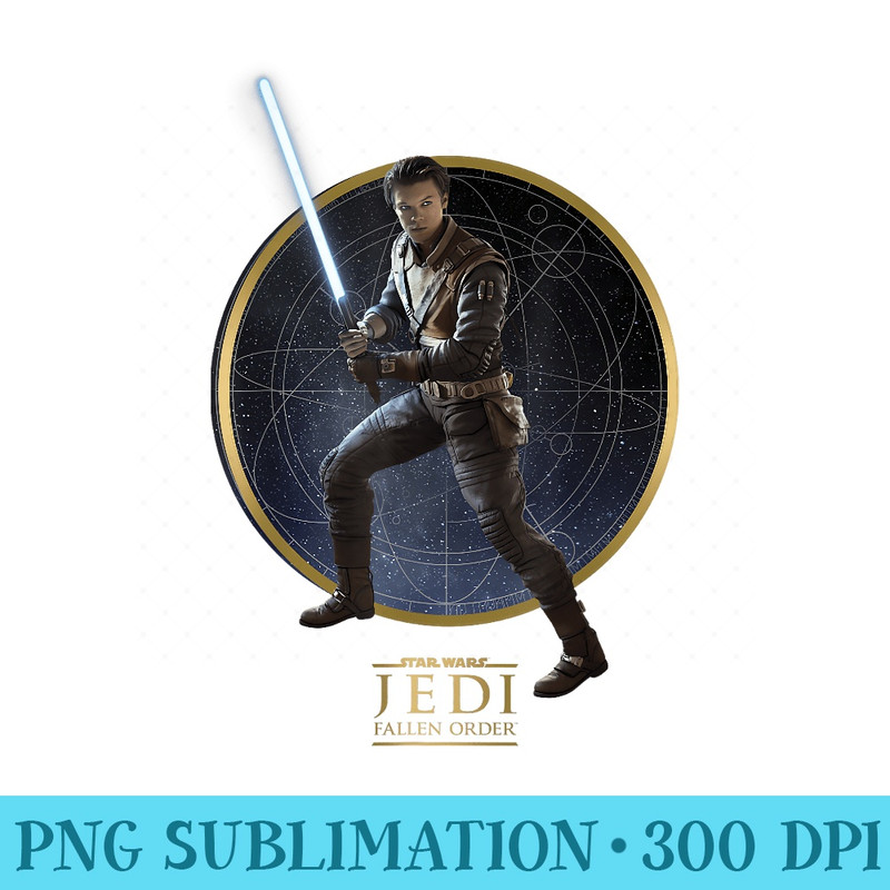 Star Wars Jedi Fallen Order Cal Kestis Action Pose - PNG Download Icon - Revolutionize Your Designs