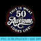 50th Birthday, This is What 50 and Awesome Looks Like 1971 - PNG File Download - Create with Confidence