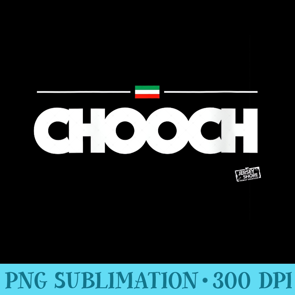 Womens JERSEY SHORE CHOOCH - Digital PNG Downloads - Bold & Eye-catching