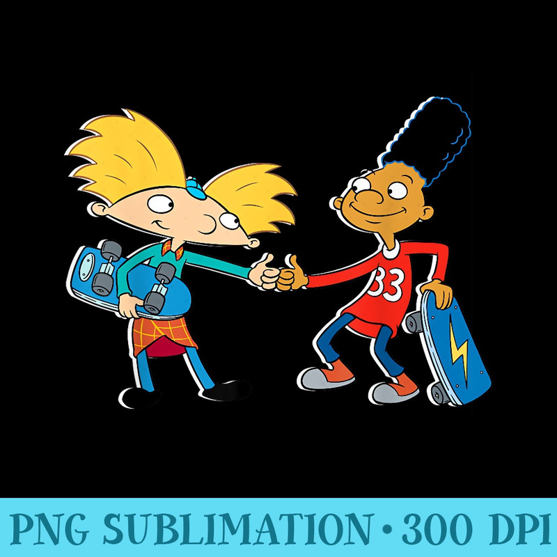 Nick Rewind Hey Arnold - Sublimation printables PNG download - Unique And Exclusive Designs