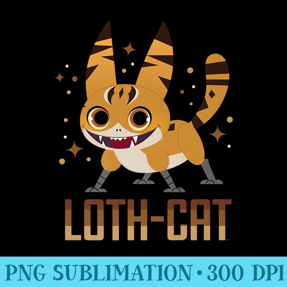 Star Wars Galaxy of Creatures Galactic Pals Happy LothCat Premium - PNG File Download - Stunning Sublimation Graphics