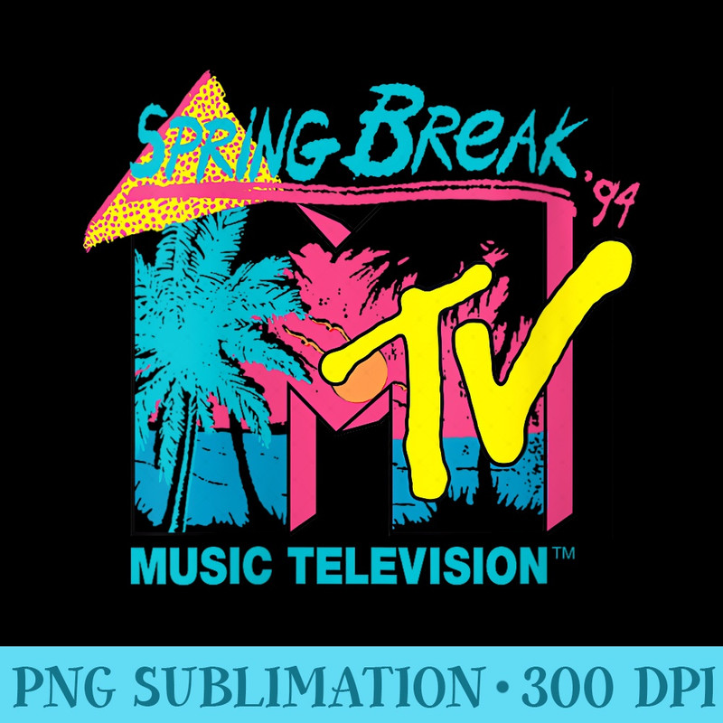 Womens MTV Spring Break 94 - PNG design assets - Perfect for Personalization