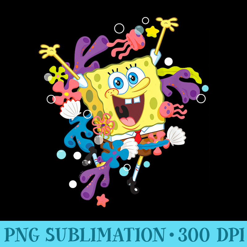 Sponge on the Run Spongebob Hands Up - Printable PNG Images - Add a Festive Touch to Every Day