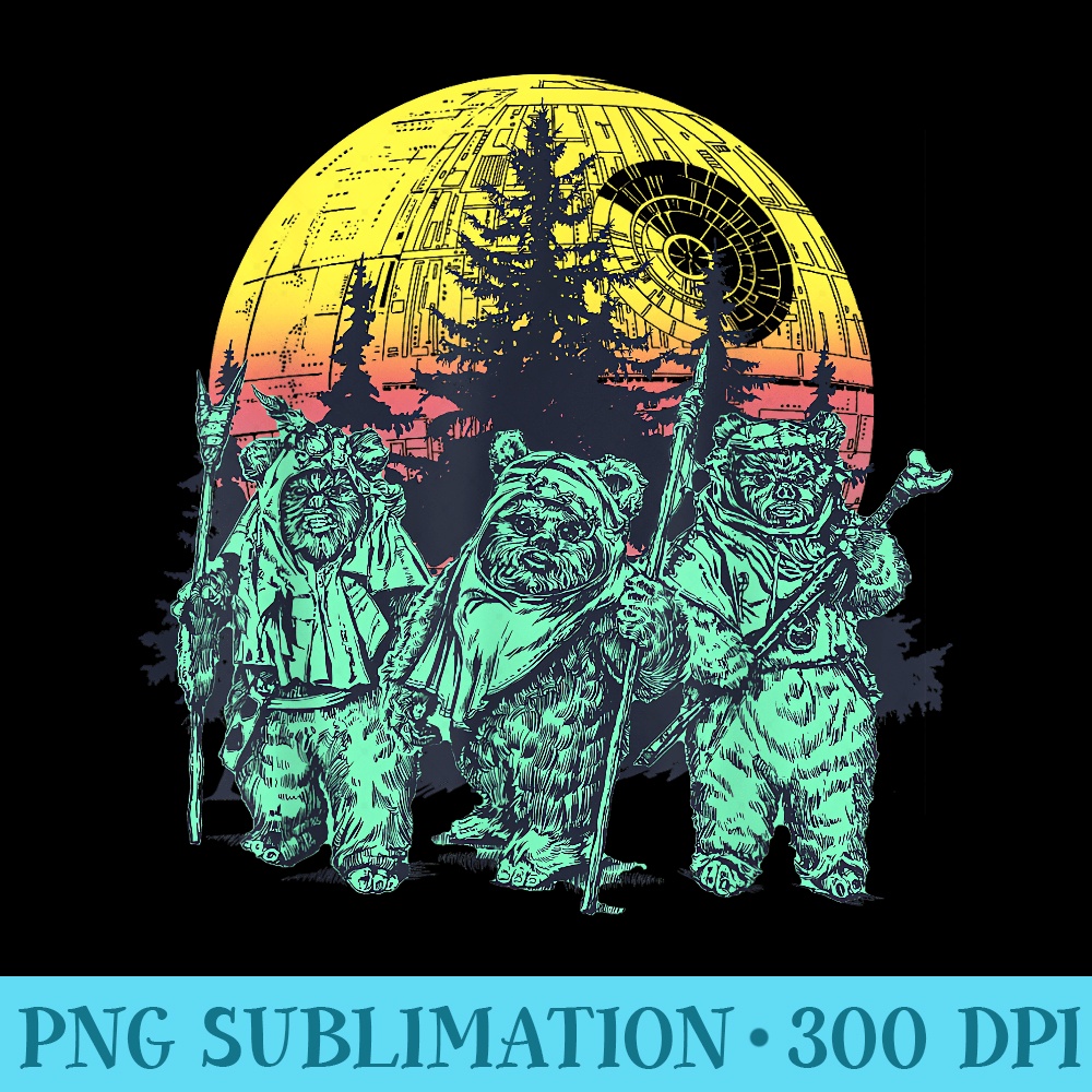 Star Wars Endor Ewok Forest Sunset - PNG Clipart Download - High Resolution And Print-Ready Designs
