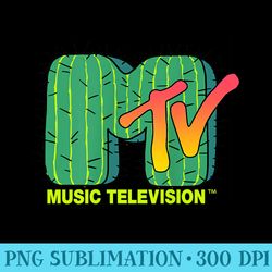 mtv logo cactus style graphic t - download png files