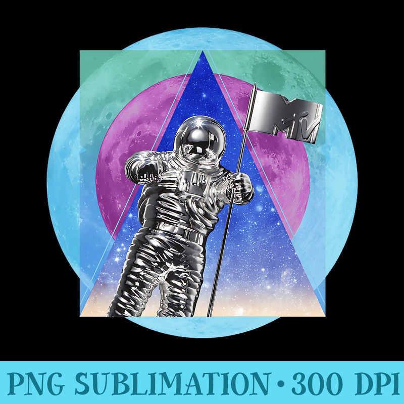 MTV VMA Award Abstract Moon Poster Premium - High resolution PNG download - Instant Access To Downloadable Files