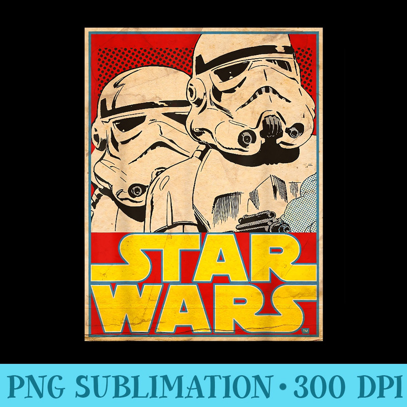 Star Wars Stormtrooper March Vintage Trading Card T - Transparent PNG download - Instantly Transform Your Sublimation Projects