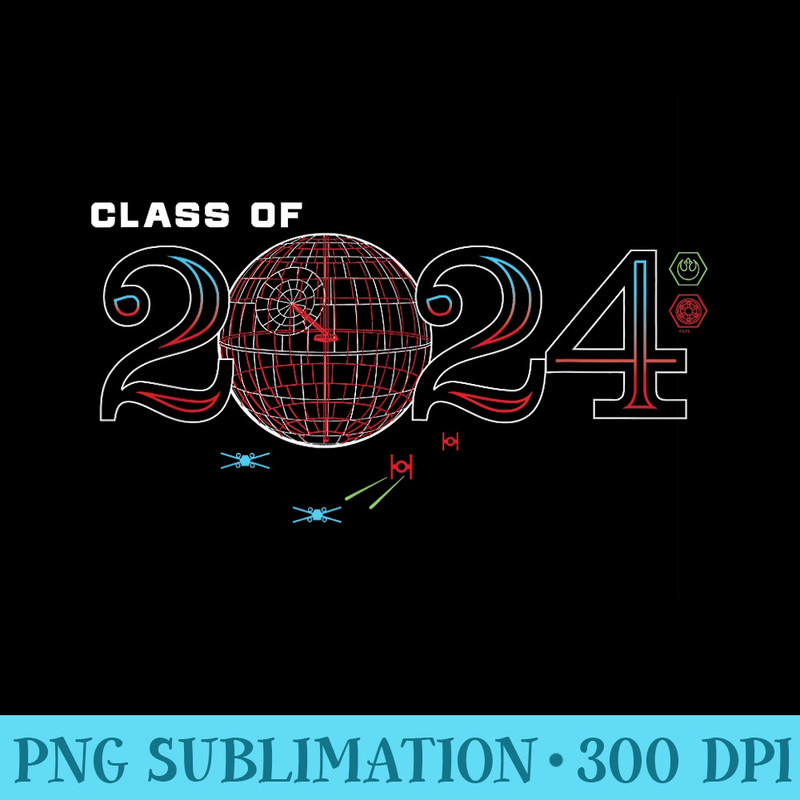 Star Wars Graduation Death Star Data New Grad Class of - Sublimation backgrounds PNG - Premium Quality PNG Artwork