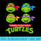 nage Mutant Ninja Turtles 16Bit Turtle Heads T - PNG Picture Gallery Download - Lifetime Access To Purchased Files