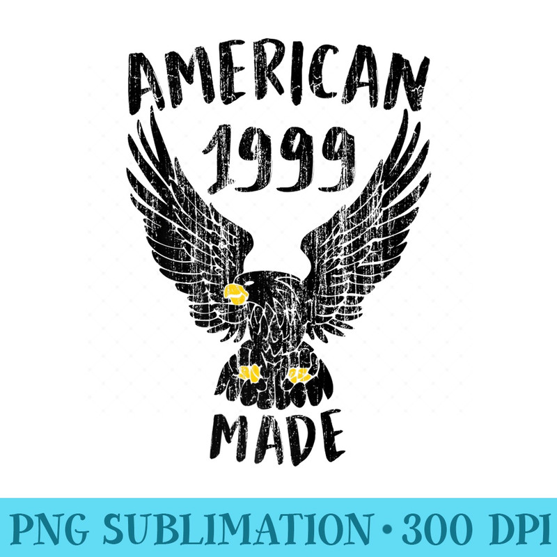 Vintage Made In 1999 T 19th Birthday - Download Shirt PNG - Defying the Norms