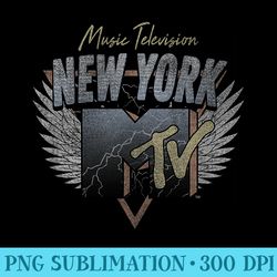 mtv vintage music television new york rock poster - png graphics download