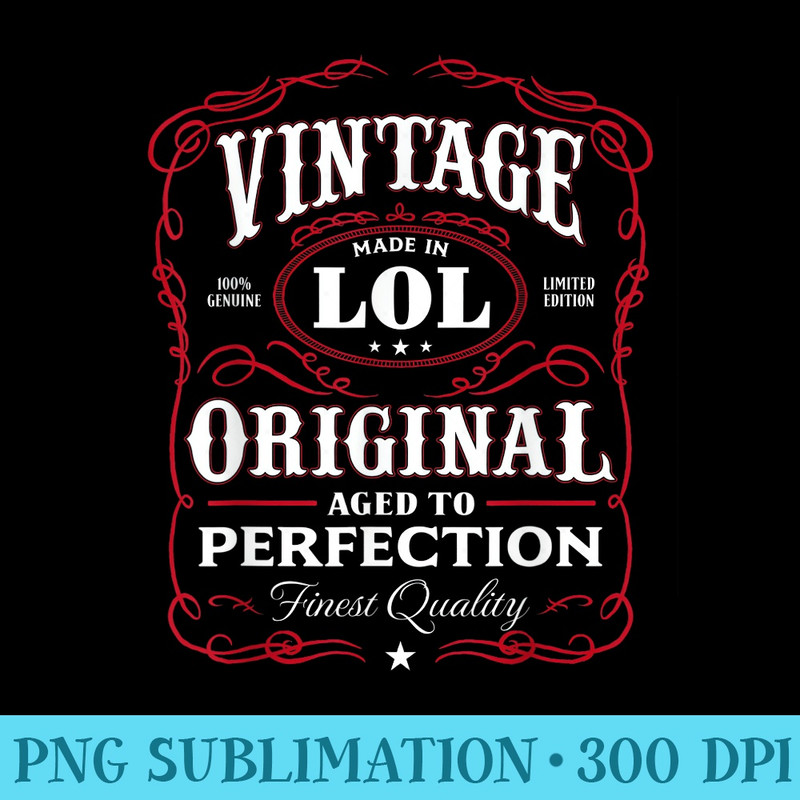 Vintage Funny Birthday - Sublimation PNG Designs - Unique And Exclusive Designs