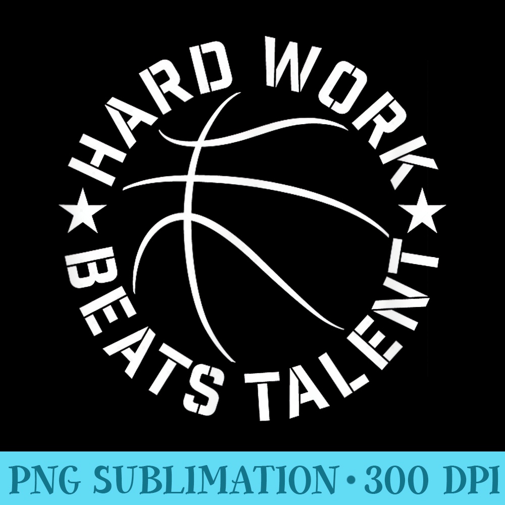 Hard Work Beats Talent Elite Basketball Team logo - Shirt Clipart Free PNG - Limited Edition And Exclusive Designs