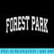 Forest Park Illinois IL Vintage Athletic Sports Design - Shirt Clipart Free PNG - High Resolution And Print-Ready Designs