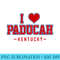 I Love Paducah Kentucky - High Resolution PNG Designs - Bold & Eye-catching