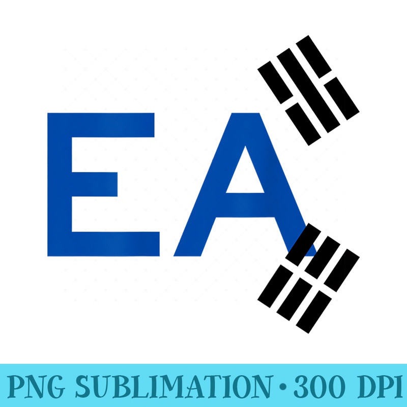EA Korea Two Part Combo Design Korean Flag Part - PNG Image Library Download - Boost Your Success with this Inspirational PNG Download