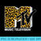MTV Logo Cheetah Print Premium - High Resolution PNG Designs - Capture Imagination with Every Detail