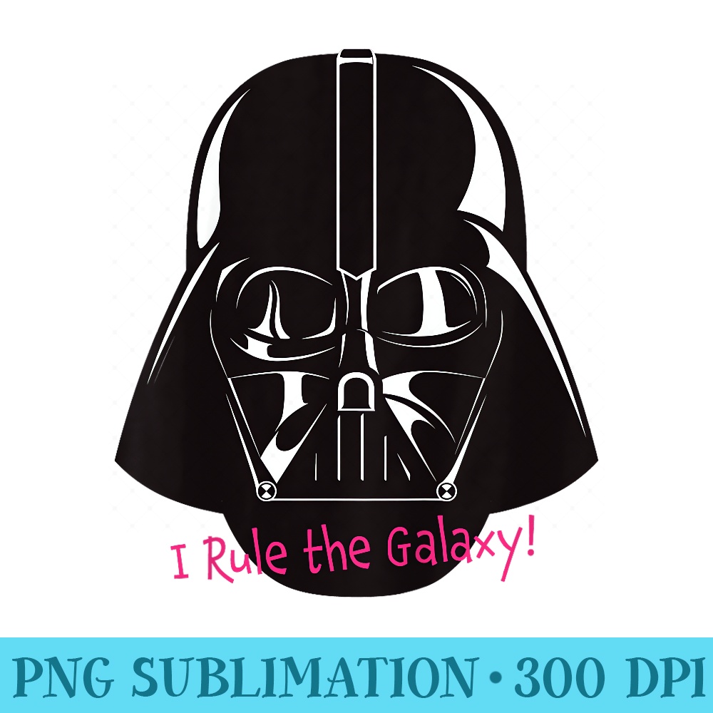 Star Wars Darth Vader I Rule the Galaxy T - Mug Sublimation PNG - Perfect for Creative Projects