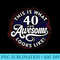 40th Birthday This is What 40 and Awesome Looks Like - PNG File Download - Trendsetting And Modern Collections