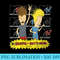 Womens MTV Logo Stacked Beavis And ButtHead - PNG Download High Quality - Perfect for Creative Projects