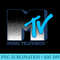 MTV Outline Light Blue Logo - Sublimation clipart PNG - Transform Your Sublimation Creations