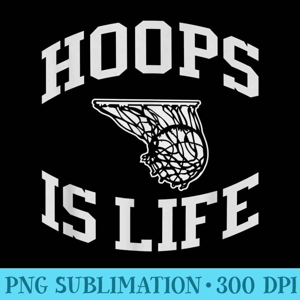 Hoops Is Life Basketball BBall - Shirt Mockup Download - Revolutionize Your Designs