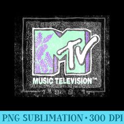 mtv eighties green and palm 1981 mtv logo - printable png images
