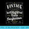 75th Birthday Top for Men, Vintage 1949 Aged to Perfection - Sublimation backgrounds PNG - Perfect for Sublimation Mastery