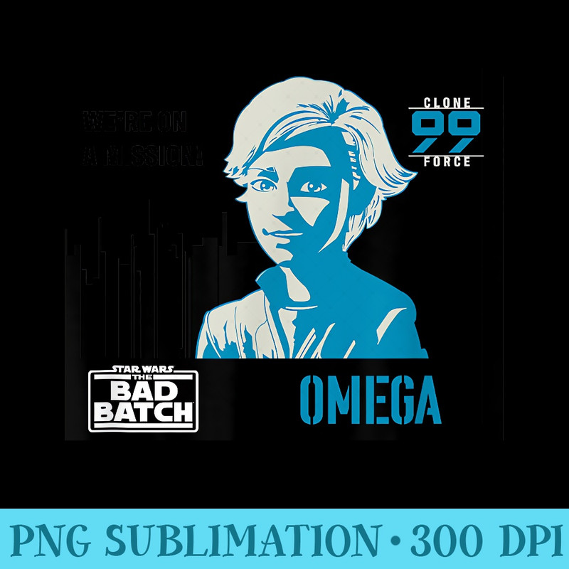 Star Wars The Bad Batch Stormtrooper Clone Force Omega - PNG Templates Download - Unleash Your Inner Rebellion