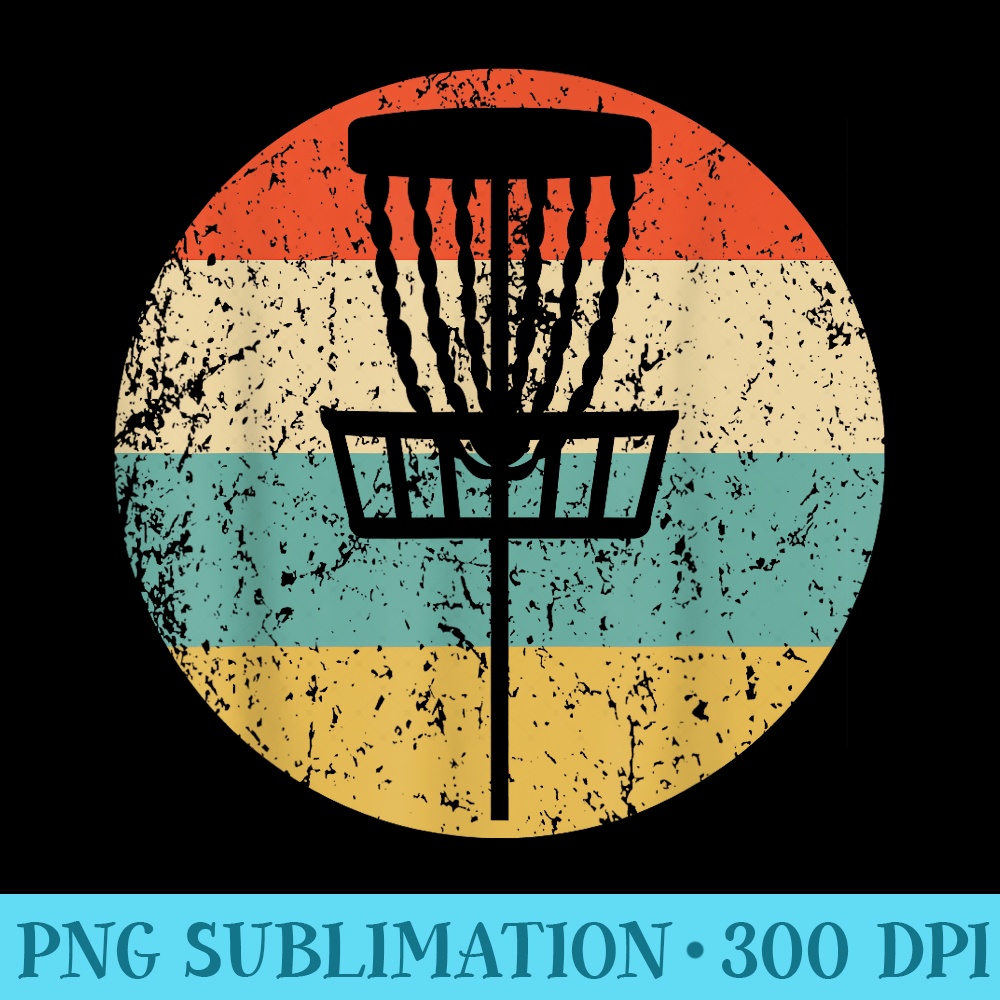 Disc Golf Retro Disc Golf Basket - PNG Download Website - Eco Friendly And Sustainable Digital Products