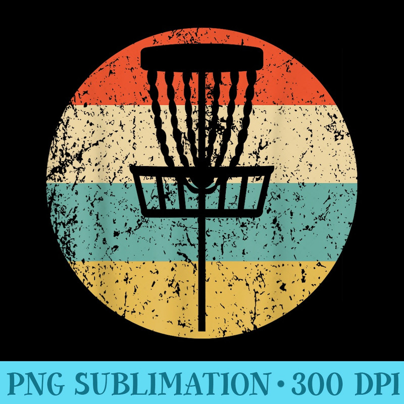 Disc Golf Retro Disc Golf Basket - PNG Download Website - Eco Friendly And Sustainable Digital Products