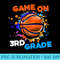 Basketball Game On 3rd Grade 1st Day Of School Teacher - Shirt Mockup Download - Revolutionize Your Designs