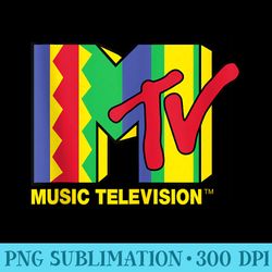 classic mtv logo bob marley colors - png download resource