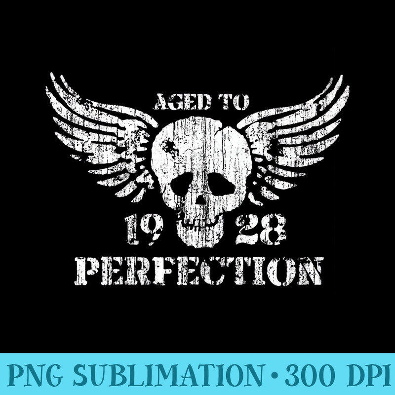 Vintage Made In 1928 T 90th Birthday - PNG Transparent Background Download - Lifetime Access To Purchased Files