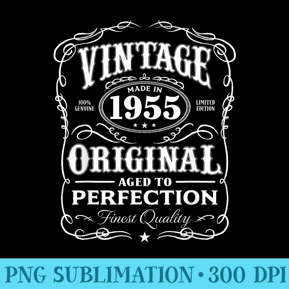 Vintage Made In 1955 T 63rd Birthday - High Quality PNG Download - Trendsetting And Modern Collections