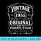 Vintage Made In 1955 T 63rd Birthday - High Quality PNG Download - Trendsetting And Modern Collections