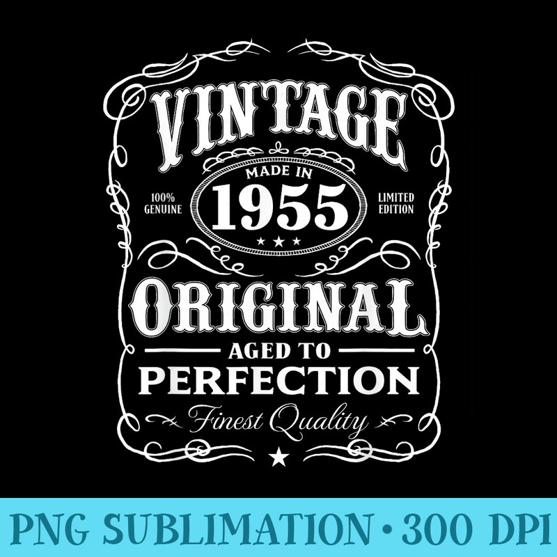 Vintage Made In 1955 T 63rd Birthday - High Quality PNG Download - Trendsetting And Modern Collections