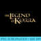 The Legend of Korra Gold Temple Style Logo Premium - PNG Sublimation - Defying the Norms