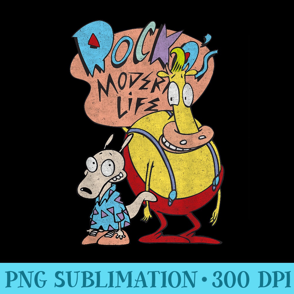 Nickelodeon Rockos Modern Life Rocko And Heffer T - PNG Download Vector - Versatile And Customizable Designs