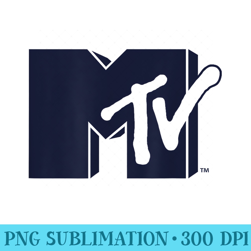 MTV Classic MTV Logo - Shirt Printing Template PNG - Unique And Exclusive Designs