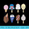 Star Wars Characters as Nostalgic Ice Cream - Download Transparent PNG Images - Unlock Vibrant Sublimation Designs