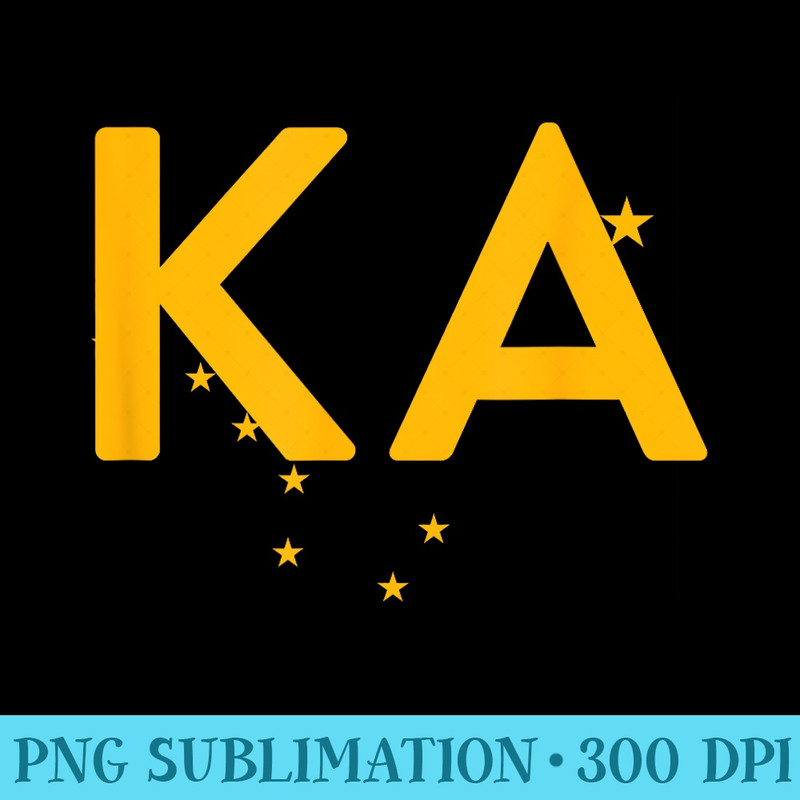 KA Alaska Three Part Combo Design Alaskan Flag Part - High Resolution PNG Download - Easy-To-Print And User-Friendly Designs