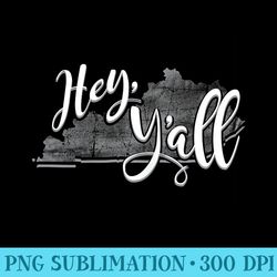 kentucky t hey yall - shirt vector illustration