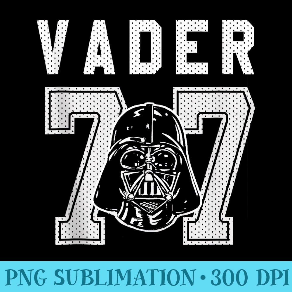 Star Wars Vader Jersey 77 - PNG Graphics Download - Defying the Norms
