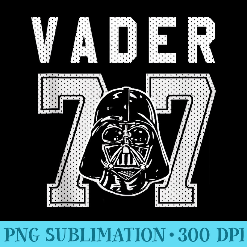 Star Wars Vader Jersey 77 - PNG Graphics Download - Defying the Norms