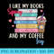 I Like My Books Spicy and My Coffee Icy Romance Book Lovers - Transparent PNG download - Stunning Sublimation Graphics