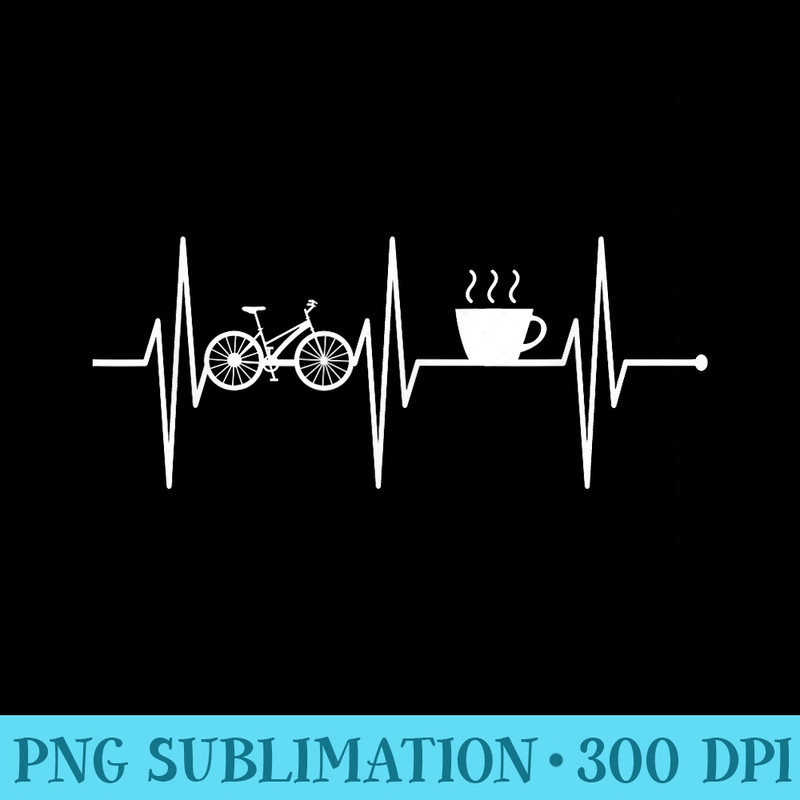 Bicycling Coffee Lover Cycling Biking Funny Biker - PNG Download - Capture Imagination with Every Detail