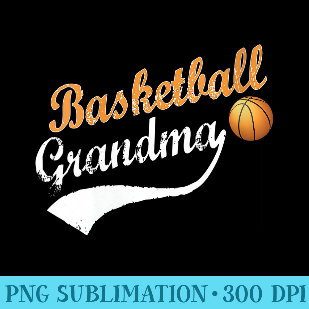Womens Im a Basketball Grandma - Shirt Template Transparent - Stunning Sublimation Graphics